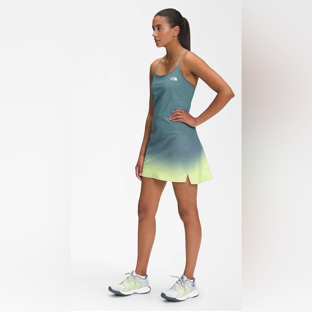 The North Face Teal and Lime Dress